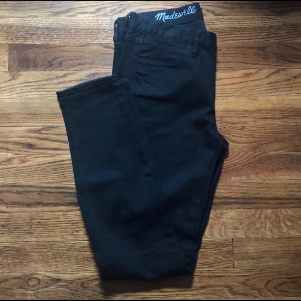 SOLD⚡️Madewell skinny skinny ankle jeans in black